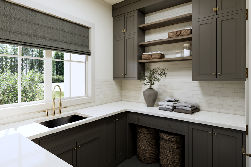 Home Plan - Interior - Laundry 1 for Farmhouse House Plan #1114-122 - 3 bed, 2.5 bath