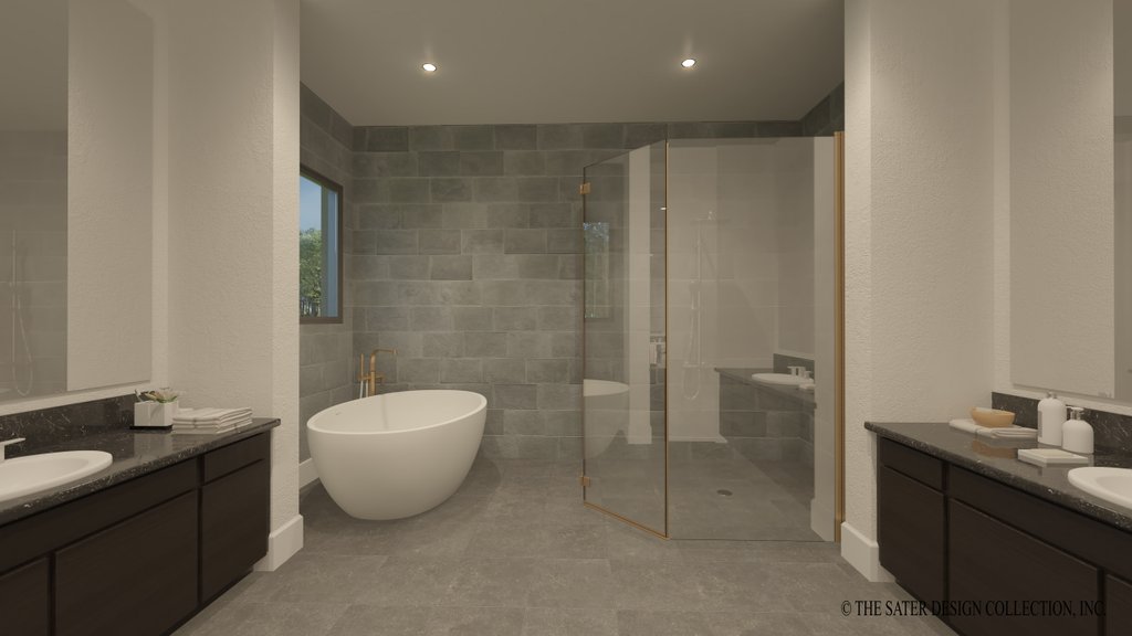 Interior - Master Bathroom for Contemporary House Plan #930-552 - 5 bed, 4.5 bath