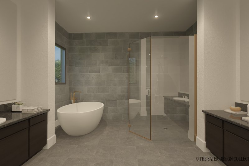 Dream House Plan - Interior - Master Bathroom for Contemporary House Plan #930-552 - 5 bed, 4.5 bath