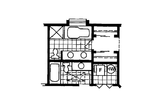 Floor Plan - Other Floor for Ranch House Plan #47-331 - 3 bed, 2 bath