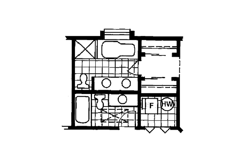 Home Plan - Floor Plan - Other Floor for Ranch House Plan #47-331 - 3 bed, 2 bath