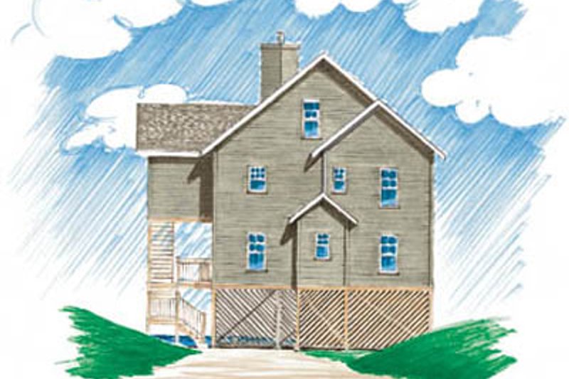 Architectural House Design - Traditional Exterior - Front Elevation Plan #23-2142