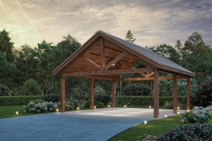 Home Plan - Traditional Exterior - Front Elevation Plan #1117-3