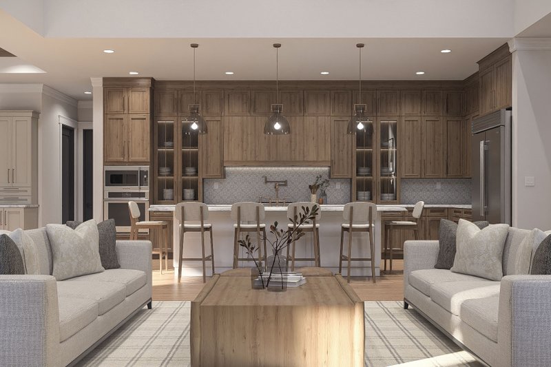 Dream House Plan - Interior - Family Room 1 for Cottage House Plan #455-802 - 4 bed, 3.5 bath