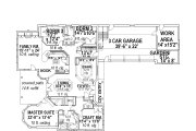 Mediterranean Style House Plan - 3 Beds 2.5 Baths 3202 Sq/Ft Plan #117-509 