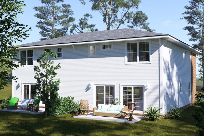 Architectural House Design - Exterior - Other Elevation 4 for Traditional House Plan #513-2464 - 3 bed, 2.5 bath