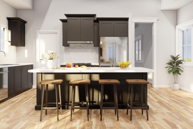 House Blueprint - Interior - Kitchen 3 for Cottage House Plan #923-345 - 2 bed, 2.5 bath