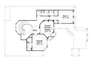 European Style House Plan - 4 Beds 4.5 Baths 4104 Sq/Ft Plan #411-818 