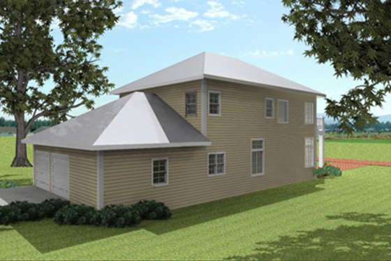 Exterior - Other Elevation for Traditional House Plan #44-184 - 4 bed, 2.5 bath