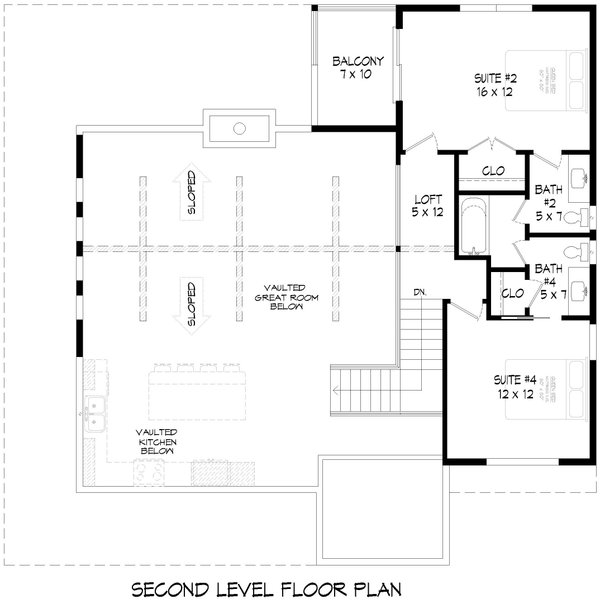 Dream House Plan - Farmhouse Floor Plan - Upper Floor Plan #932-1078