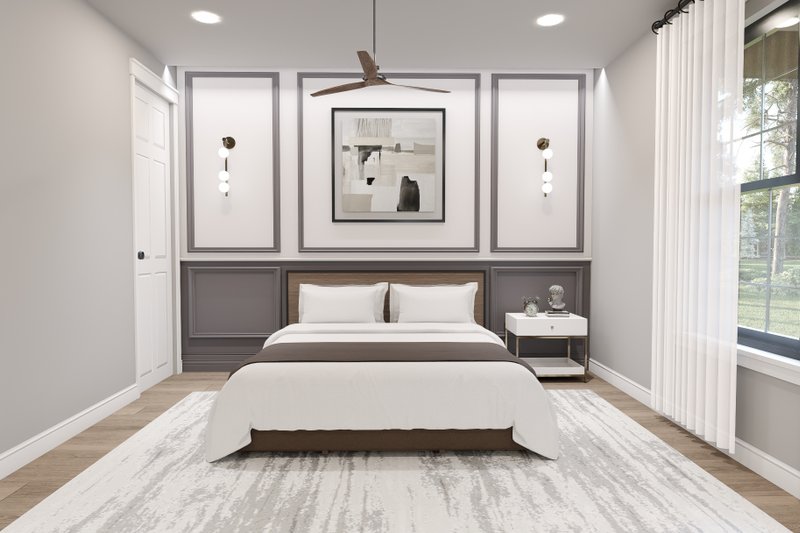House Design - Interior - Bedroom for Farmhouse House Plan #932-1195 - 3 bed, 3.5 bath