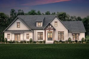 Country Exterior - Front Elevation Plan #430-268