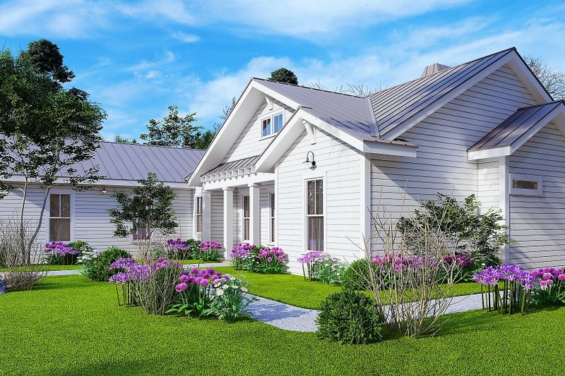 Architectural House Design - Exterior - Other Elevation for Ranch House Plan #54-541 - 3 bed, 2.5 bath