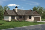 Ranch Style House Plan - 2 Beds 2 Baths 1096 Sq/Ft Plan #18-1055 