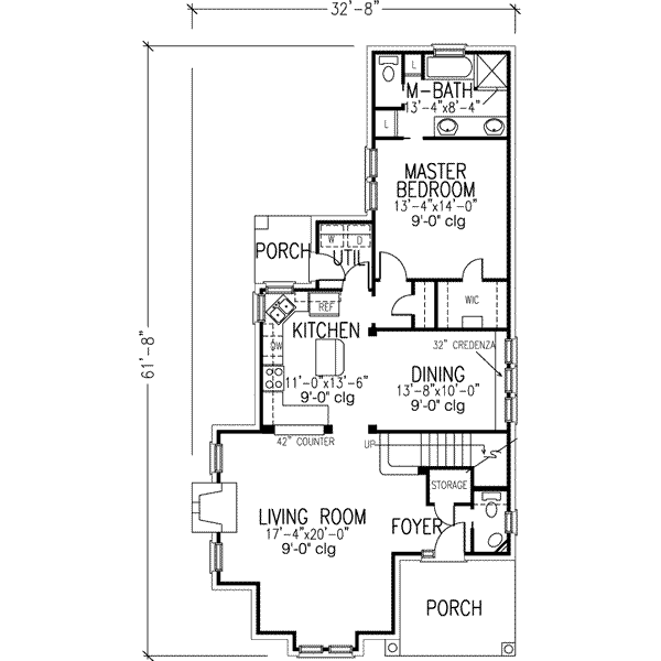 Home Plan - European Floor Plan - Main Floor Plan #410-285
