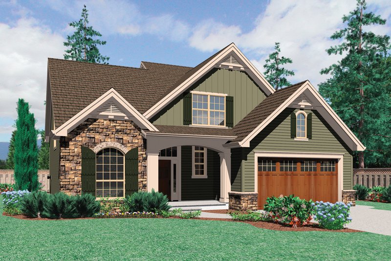 House Plan Design - Traditional style Plan 48-109, front elevation