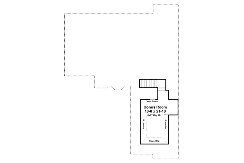 Home Plan - Floor Plan - Other Floor for European House Plan #21-281 - 3 bed, 2 bath