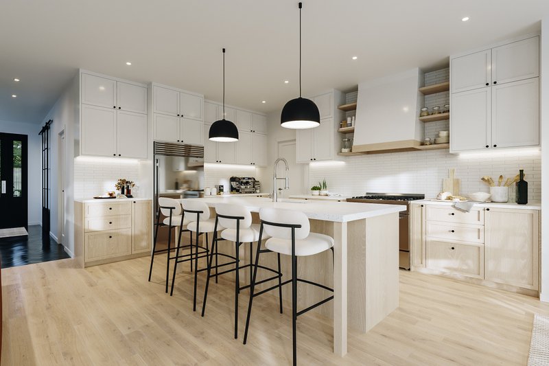 Architectural House Design - Interior - Kitchen for Country House Plan #23-2804 - 4 bed, 1.5 bath