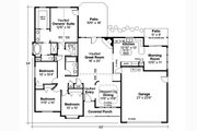 Traditional Style House Plan - 4 Beds 2 Baths 1970 Sq/Ft Plan #124-279 