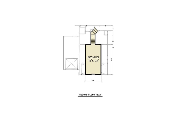 Dream House Plan - Floor Plan - Upper Floor for Craftsman House Plan #1070-75 - 3 bed, 2.5 bath