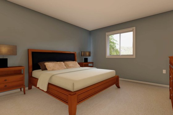 Interior - Master Bedroom for Traditional House Plan #126-161 - 2 bed, 1 bath