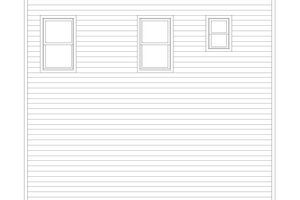 Exterior - Rear Elevation for Modern House Plan #932-686 - 3 bed, 3.5 bath