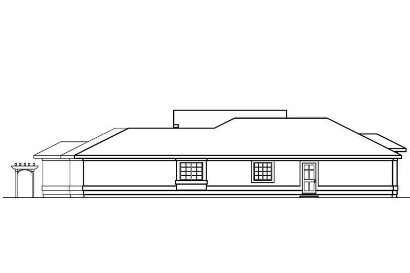 Home Plan - Exterior - Other Elevation for Ranch House Plan #124-501 - 3 bed, 2.5 bath