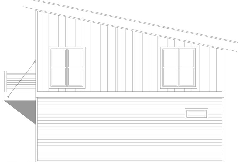 Dream House Plan - Exterior - Other Elevation for Modern House Plan #932-386 - 2 bed, 1 bath