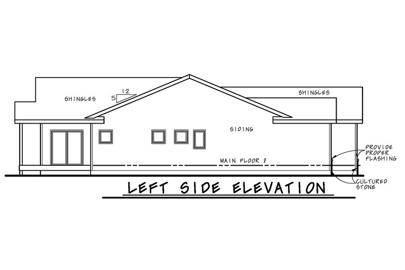 Dream House Plan - Exterior - Other Elevation 1 for Farmhouse House Plan #20-2497 - 3 bed, 3 bath