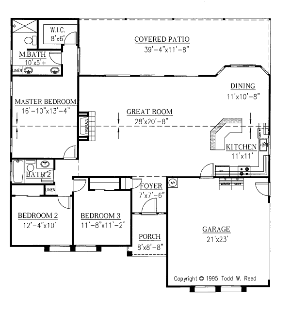 Home Plan - Mediterranean Floor Plan - Main Floor Plan #437-10