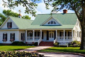 House Blueprint - Cottage Photo Plan #137-403