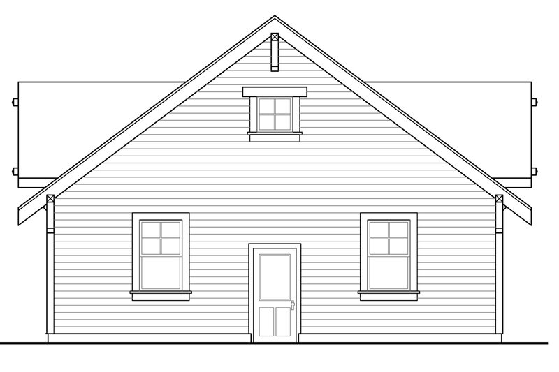 Dream House Plan - Exterior - Other Elevation for Traditional House Plan #124-1054, 0 bath