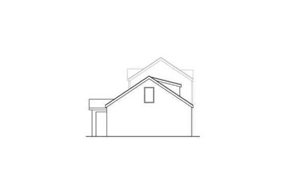 Exterior - Rear Elevation for Cottage House Plan #124-868 - 4 bed, 4 bath