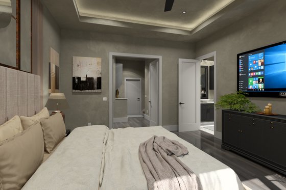 Interior - Master Bedroom 1 for Cottage House Plan #120-285 - 3 bed, 2.5 bath