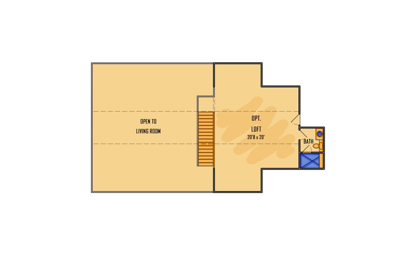 House Plan Design - Floor Plan - Upper Floor for Country House Plan #1081-41 - 2 bed, 2.5 bath