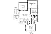 European Style House Plan - 4 Beds 3 Baths 3450 Sq/Ft Plan #15-269 