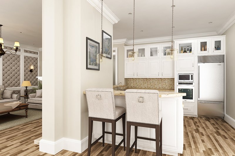 Architectural House Design - Interior - Kitchen for Ranch House Plan #45-574 - 3 bed, 2.5 bath
