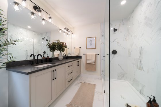 Interior - Master Bathroom 1 for Farmhouse House Plan #1114-3 - 3 bed, 2 bath