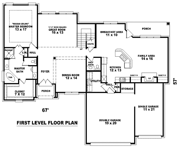 European Floor Plan - Main Floor Plan #81-979