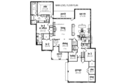 European Style House Plan - 4 Beds 3 Baths 2954 Sq/Ft Plan #45-331 