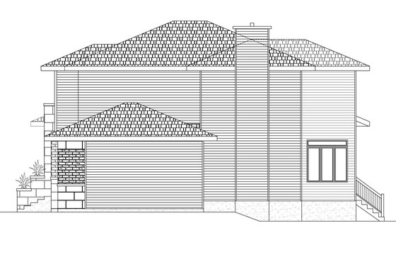 2400 square foot 3 bedroom 2 1/2 bath modern house plan