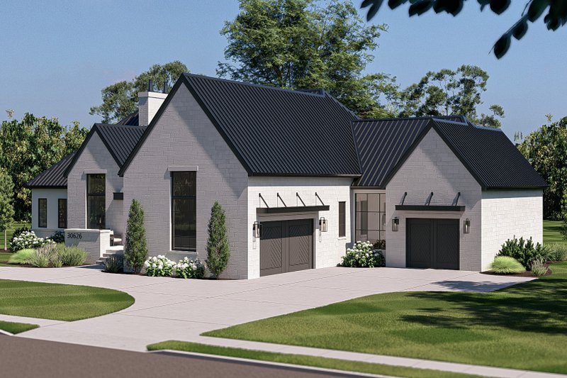 Architectural House Design - Exterior - Other Elevation 1 for Contemporary House Plan #455-798 - 3 bed, 2.5 bath