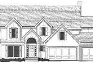 Traditional Exterior - Front Elevation Plan #67-548