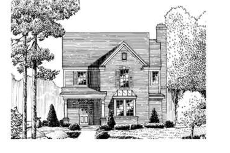 Dream House Plan - Country Exterior - Front Elevation Plan #410-219
