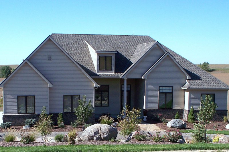 Architectural House Design - Exterior - Front Elevation 4 for European House Plan #20-2460 - 4 bed, 3.5 bath