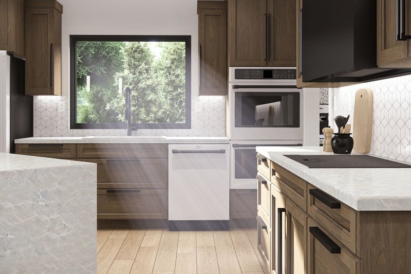 House Design - Interior - Kitchen for Contemporary House Plan #455-255 - 4 bed, 2.5 bath