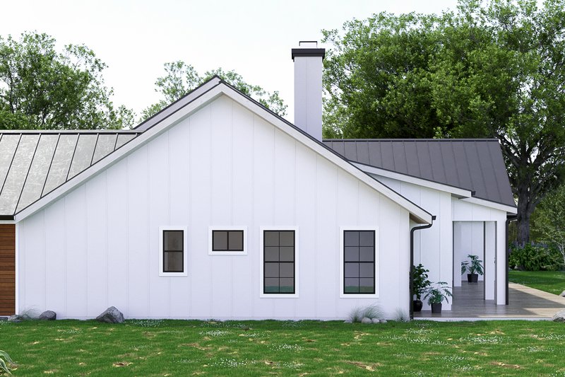 House Blueprint - Exterior - Other Elevation 1 for Farmhouse House Plan #1110-10 - 4 bed, 2.5 bath