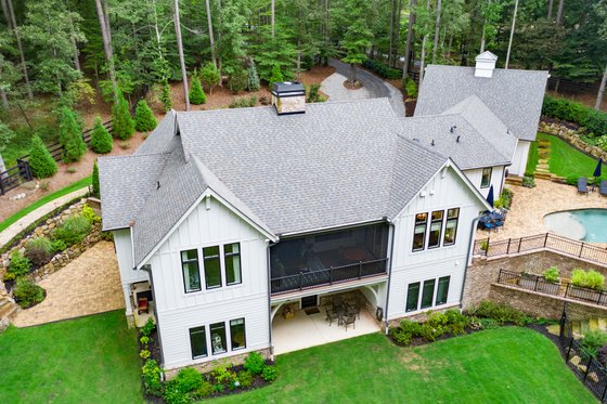 Exterior - Rear Elevation for Southern House Plan #928-374 - 4 bed, 4.5 bath