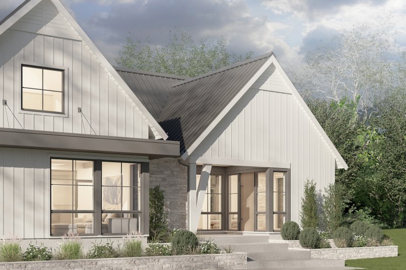 Home Plan - Exterior - Front Elevation 5 for Farmhouse House Plan #1114-82 - 4 bed, 2.5 bath