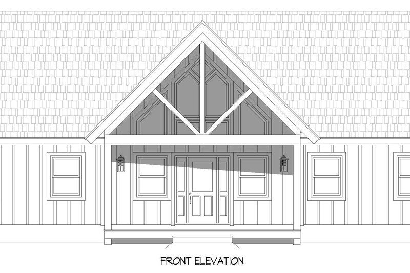 Dream House Plan - Exterior - Front Elevation 3 for Country House Plan #932-646 - 2 bed, 3 bath
